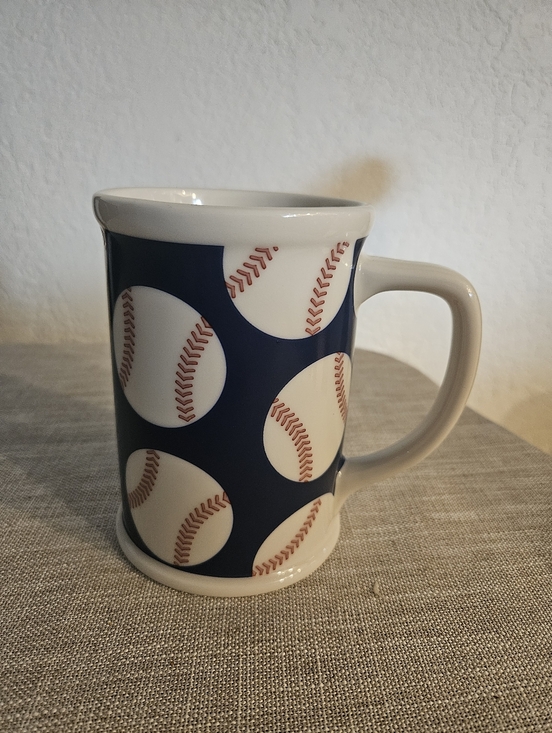 Other - Starbucks Coffee 2007 Baseball Mug | 5" Tall Coffee Mug | 16 Oz | Navy Blue